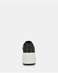 GUESS - Rozinn Lace-Up Platform Wedge Sneakers