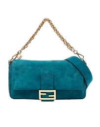 Pre-Loved by Azura Reborn - Pre-Loved Large Suede Chamois Baguette Satchel