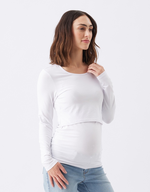 Ripe Maternity - Organic Cotton Nursing Top