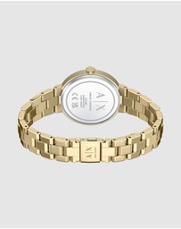 Armani Exchange - Gold Tone Analogue Watch