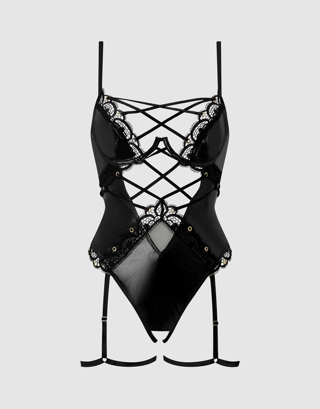 Ann Summers - Dark Enchantment Crotchless Bodysuit
