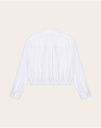 IDA+S - Lilah Linen Button Down Top