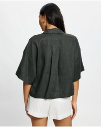 White By FTL - Bay Linen Shirt