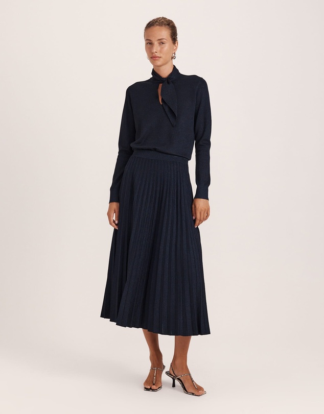 SABA - Mariya Sparkling Knit Skirt