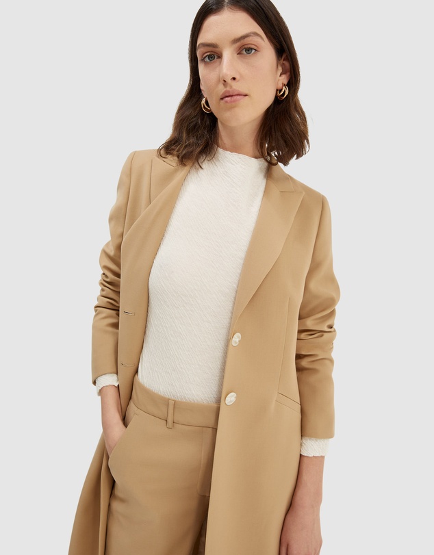 SABA - Celeste Wool Longline Coat