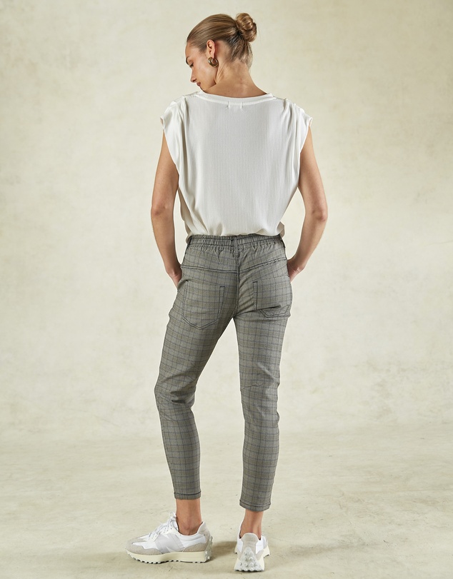 DRICOPER DENIM - Active Vintage Cobalt Check Jeans