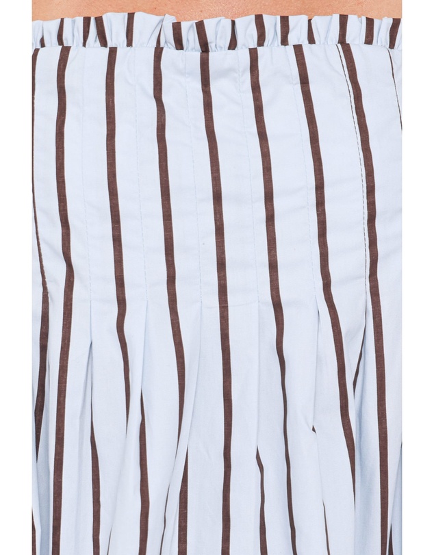 Petal & Pup - Dulce Top - Blue/Brown Stripe