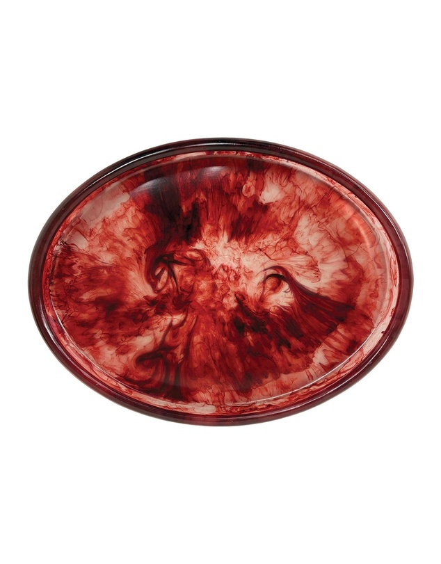 Urban Attitude - Urban Attitude MIA Extra Large Bowl Height 6cm, Width 37cm, Length 49cm - Berry Red