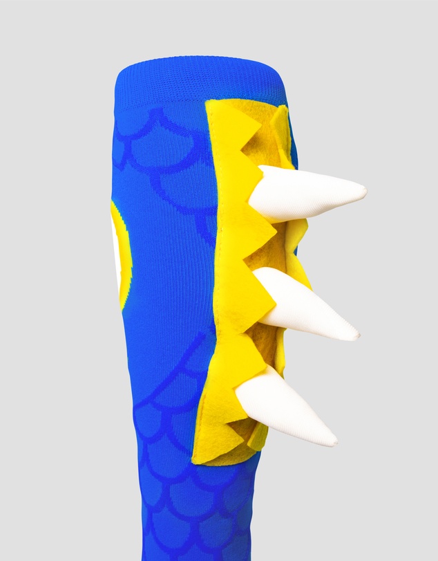 Crazy Skates - Crazy Socks Monster Blue Knee-High Socks