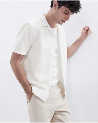 UNISON - Jacquard Regular Fit Shirt