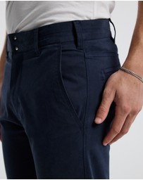 Calibre - Slim Cotton Lyocell Chino Pants Navy