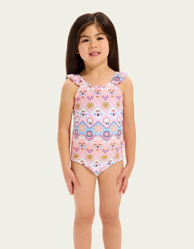 Seafolly - Geo Blossom One-Piece - Kids