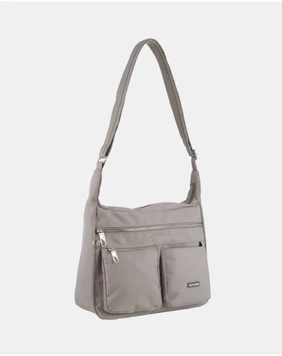 Pierre Cardin - Pierre Cardin Nylon Anti-Theft Cross Body Bag
