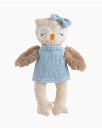 Living Textiles - Knitted Animal Toy - Ollie the Owl