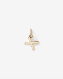 Michael Hill - Letter X Initial Pendant in 10kt Yellow Gold