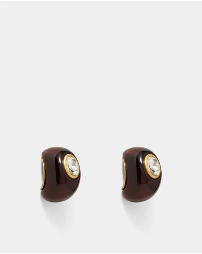 MIMCO - Destined Resin Hoop Earrings