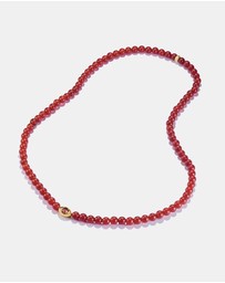 THOMAS SABO - THOMAS SABO Elyndra Necklace with Red Agate Beads