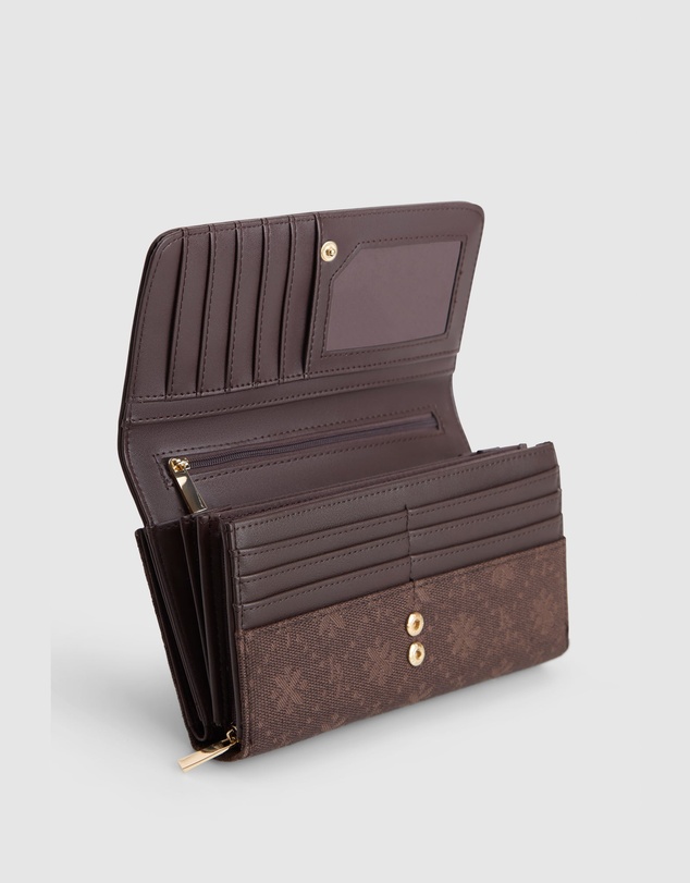Laura Jones - Jacquard Large Clutch Wallet