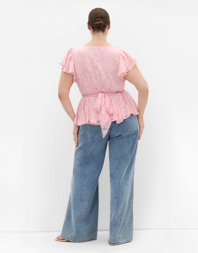 City Chic - First Date Flutter Top