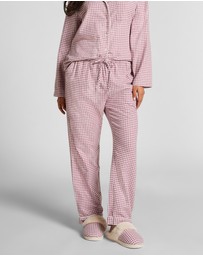 Hunkemoller - Flannel Check Essential Pants