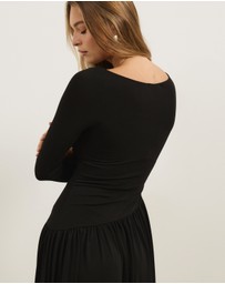 Atmos&Here - Rae Long Sleeve Maxi Dress