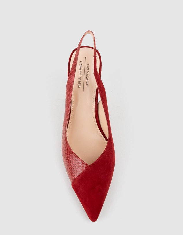Edward Meller - AMITA85 Combination Slingback Pump