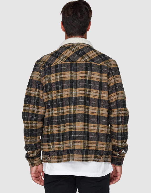 RVCA - Daggers Plaid Sherpa Jacket