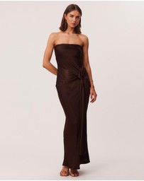 SNDYS - Angie Tie Front Maxi Dress - ICONIC EXCLUSIVE