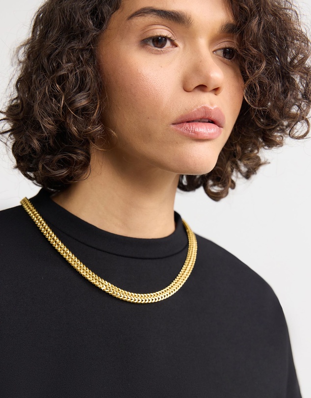 Oxford - Sabine Herringbone Chain Necklace