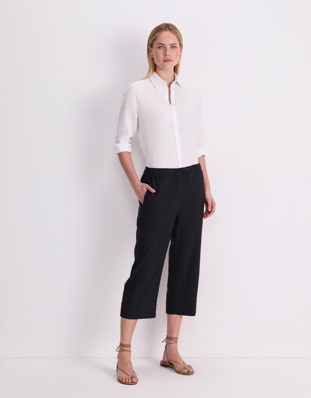 Sportscraft - Rosa Crop Linen Pant