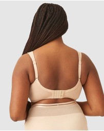 Naturana - Side Smoothing Organic Cotton Wirefree Minimiser Bra
