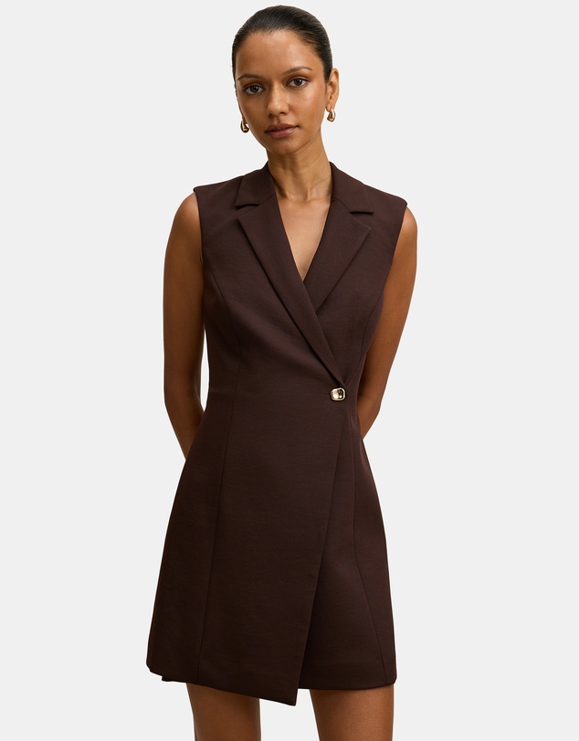 Forever New Petite - Winslet Petite Wrap Blazer Mini Dress