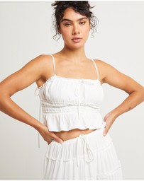 Subtitled - Sereno Peplum Top
