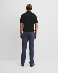 Country Road - Australian Merino Short Sleeve Button Knit Polo
