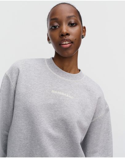 grey melange, off white