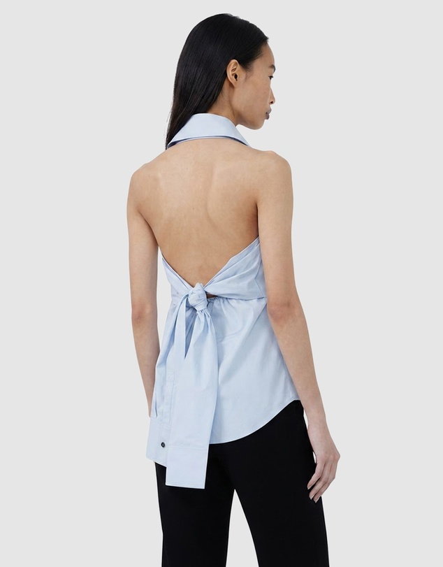Karl Lagerfeld - Tied Back Sleeveless Shirt