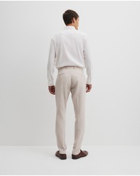 Country Road - Tapered Fit Linen Cotton Pintuck Pant