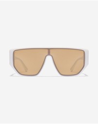 Hawkers Co - HAWKERS - White Mustard Eco METRO Sunglasses for Men and Women UV400