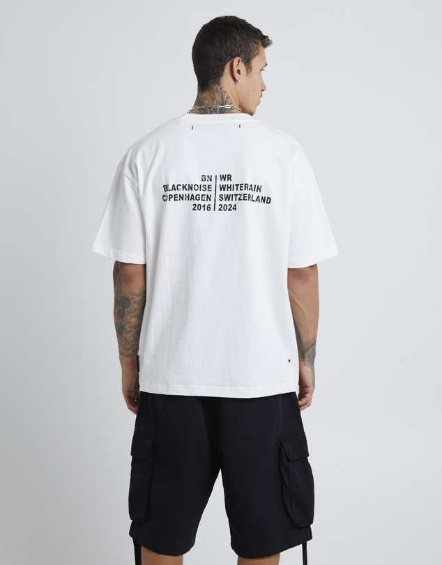 Black Noise White Rain - Tour Shorts Sleeve T-Shirt