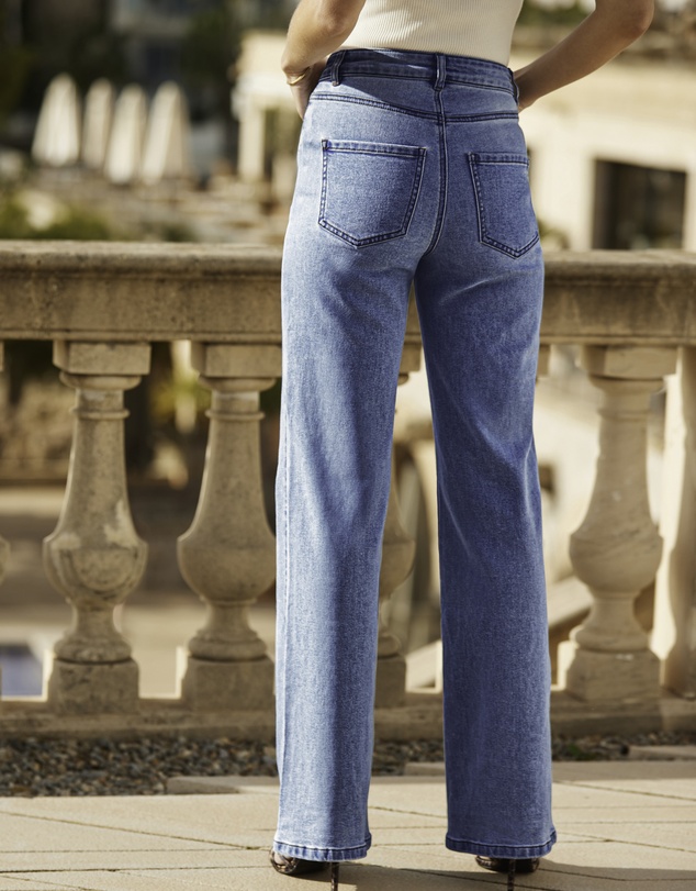 Sosandar - Wide Leg Jeans