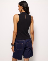 AERE - High Neck Rib Tank
