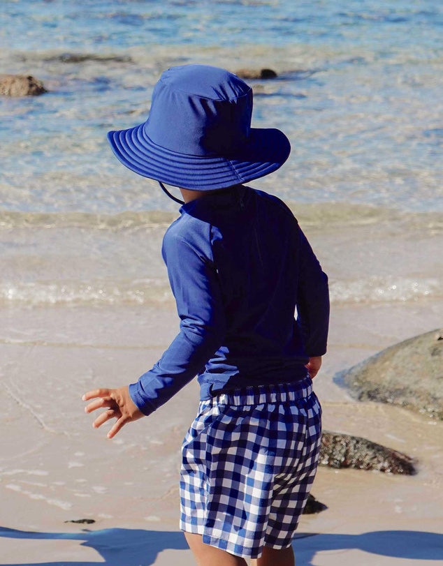 Purebaby - Broad Brim Swim Hat- Kids-Babies