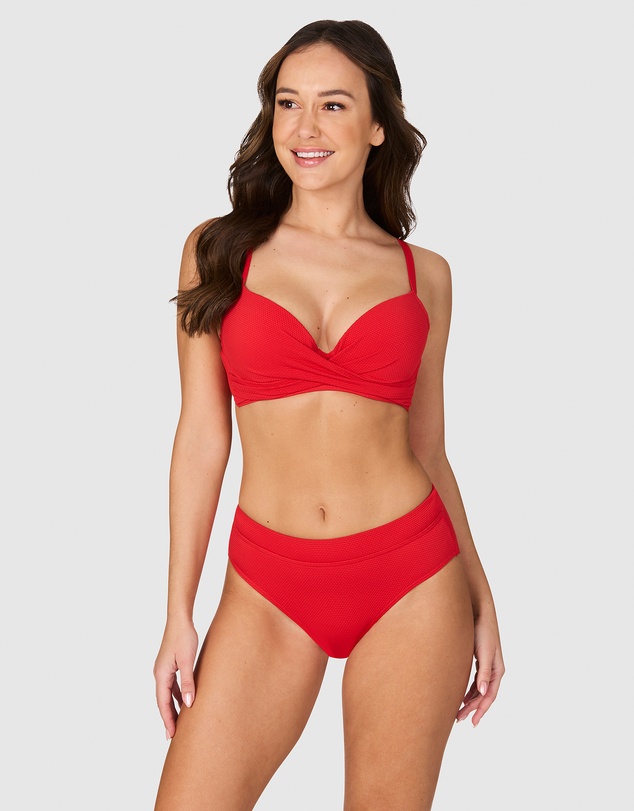 Nip Tuck Swim - Black Must Haves Ruth D DD Cup Underwire Bikini Top