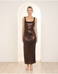 Pilgrim - Emma Metallic Square Neck Gown