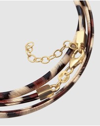 Elli Jewelry - Bracelet Retro Layering Jewellery 925 Sterling Silver Gold-Plated