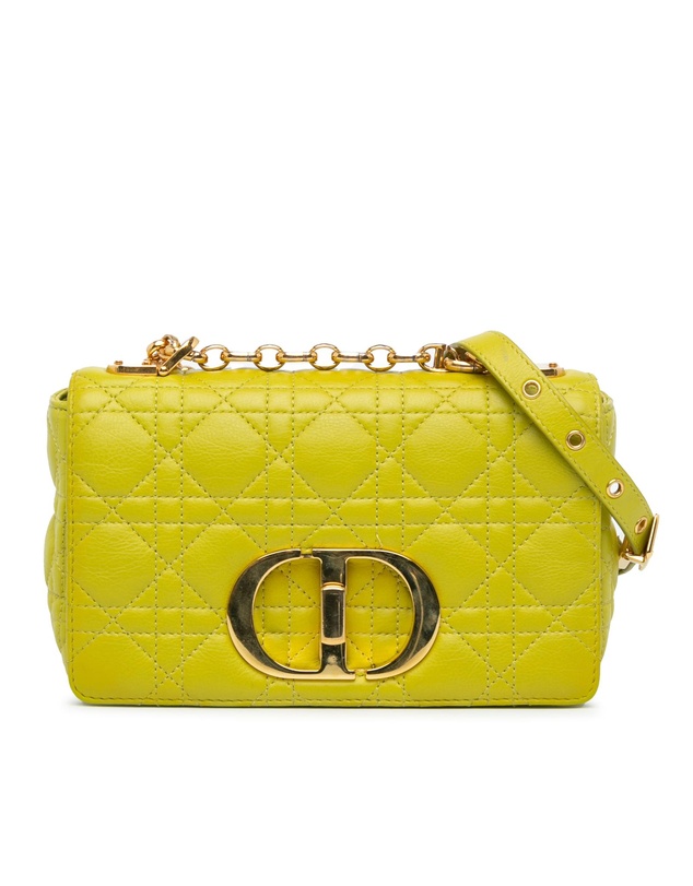 Dior - Pre-Loved Small Calfskin Cannage Caro Bag