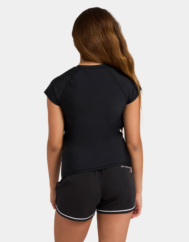 Billabong - Girls 6 to 16 Bloom Crush Short Sleeve Rashguard