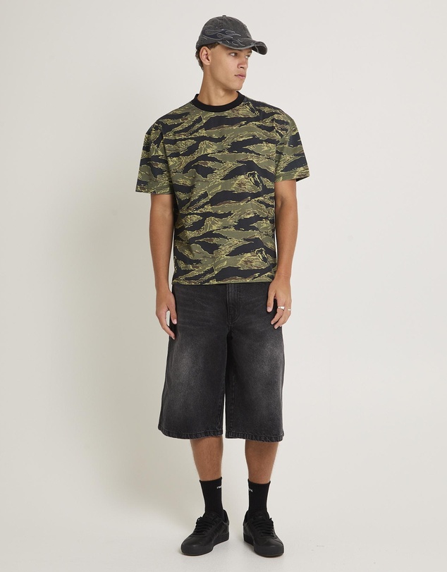 Insight - Tiger Camo Cropped T-Shirt