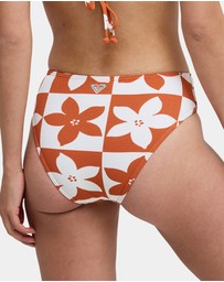 Roxy - Womens Hazy Days Mid Waist Classic Bikini Bottom