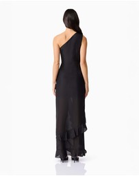 Elliatt - Lucinda One Shoulder Gown In Black